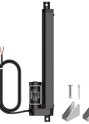 Лінійний привід 12в 1000н 250мм ip65 безшумний алюмінієвий корпус з кріпленням для автоматики вікон техніки