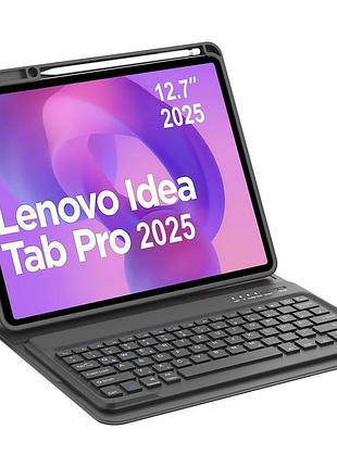 Клавиатура bluetooth 50 qwertz для lenovo idea tab pro 127 дюймов 2025 магнитная съемная usb c черный