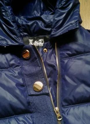 Пуховик синий куртка2 фото