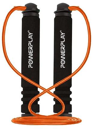 Скакалка power play 4205 2.7 м, orange