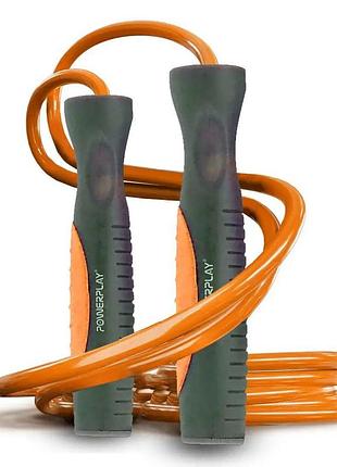 Скакалка power play 4204 2.7 м, orange