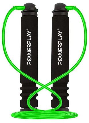 Скакалка power play 4205 2.7 м, green