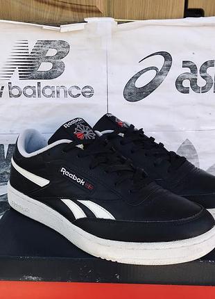 Кроссовки reebok club c revenge кожаные кеды adidas для тренировок