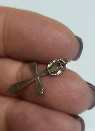 Серебряный крестик 3