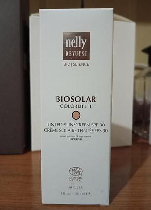 Nelly de vuyst солнцезащитный крем с тоном спф 30