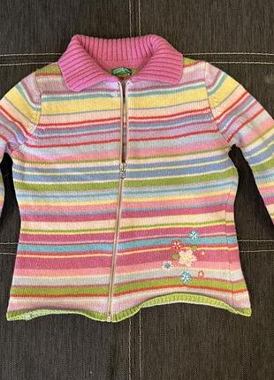 Кофта benetton на дівчинку 4 роки 4