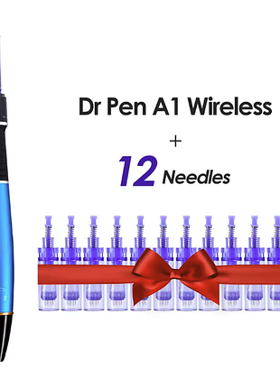 Дермаштамп dr. pen ultima a1-w (беспроводной, с аккумулятором) + 10 картриджей на 12 иголок по акционной цене