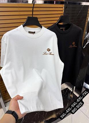 Футболка батал loro piana