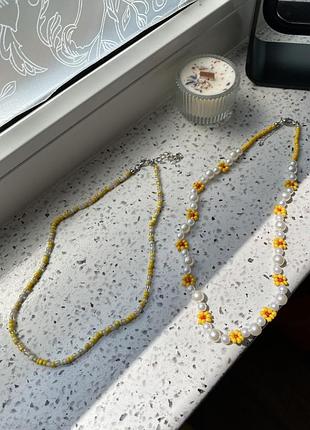 Набор украшений бисер бусины 6