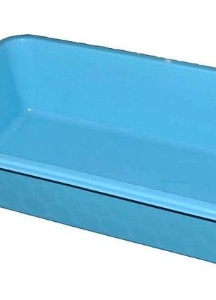 Корыто пл. 20л прямоугольное (голубое) тм консенсус