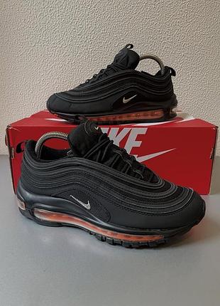 Оригінальні кросівки nike air max 97 reflective black 38 розмір 24 см