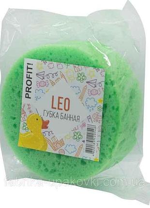 Губка лазнева leo 1 шт тм profit!
