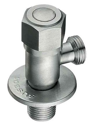 Кран для подключения сантехприборов 1/2x1/2 с нерж.стали sus304 val-06-1/2x1/2 тм mixxus