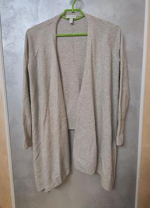 Шерстяной с кашемиром кардиган the white company