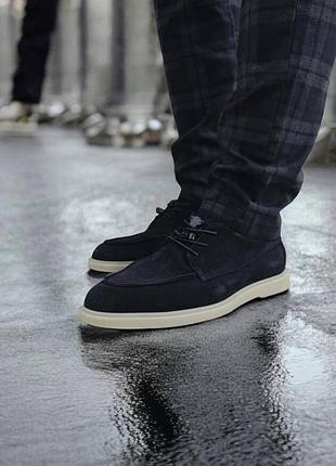 Замшеві туфлі лофери 5