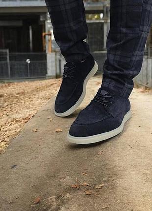 Замшеві туфлі лофери 4