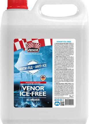 Средство для удаления льда (антилёд) venor ice-free 5 л