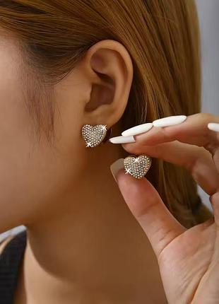 Сережки конго «сяюче кохання», нержавіюча сталь