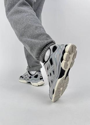 Asics gel-nyc grey metallic black 8