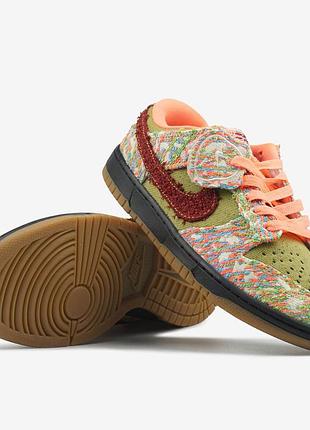 Nike sb dunk low panda monium green curry