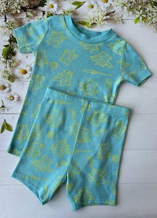 Пижама на мальчика летняя пришельцы pixar disney&amp;primark р.86 см (1-1,5 года)