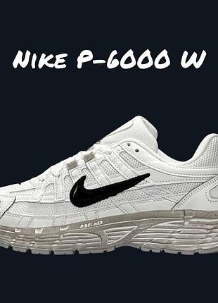 Nike p-6000 w white