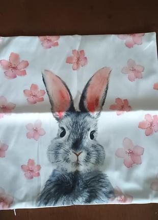 Наволочка с кроликом к празднику кружник