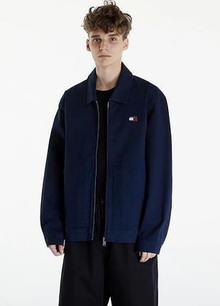 Куртки tommy jeans regular cotton jacket dark