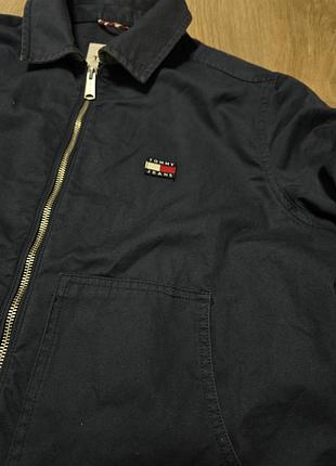 Куртки tommy jeans regular cotton jacket dark 5