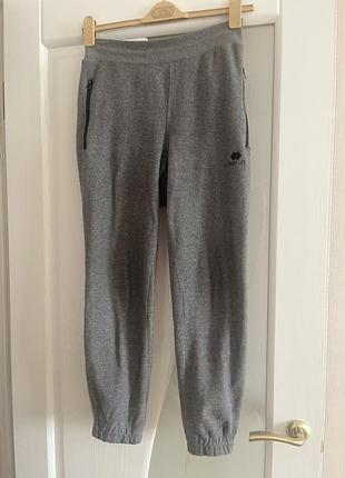 Мужские теплые серые брюки.