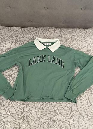 Бірюзова кофта bershka