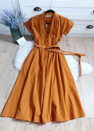 Сукня-сорочка zw collection із ременем від zara, розмір m