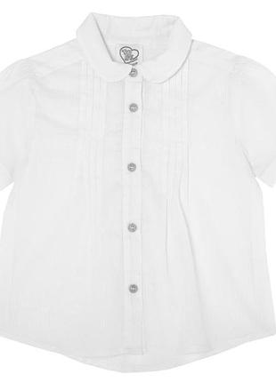 Белая блуза для девочки chicco 104,110 см