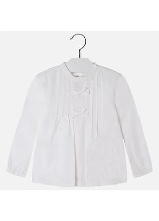 Сорочка для дівчинки mayoral біла 92,128 см
