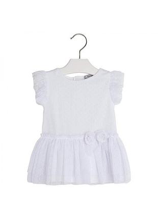 Плаття для дівчинки mayoral біле 68 см