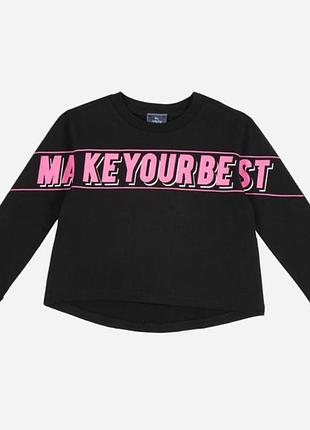 Свитшот для девочки chicco 104,110 см черный