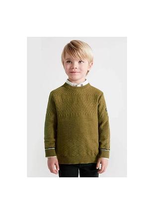 Джемпер для мальчика mayoral 104 см бежевый