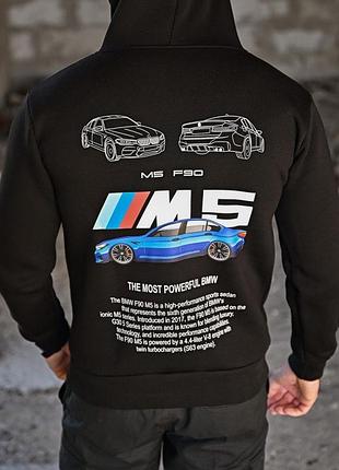 Худи на флисе genesis bmw m5 black пп8074(36 - 03)
