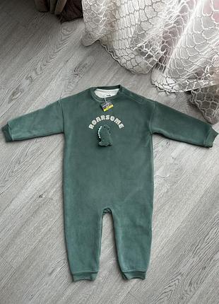 Новий теплий флісовий чоловічок ромпер