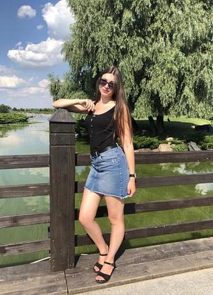 Юбка джинсовая