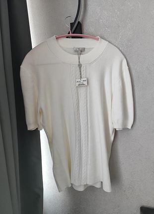 Вискозная кофта с коротким рукавом новая, cc
