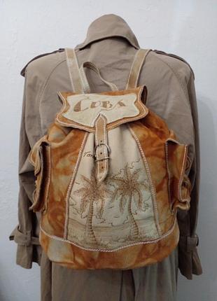 Рюкзак з натуральної шкіри