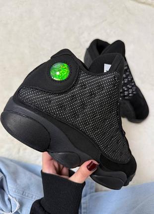 Nike air jordan 13 retro black cat 7