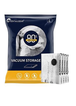 Вакуумные пакеты flextail, размер l (60х80 см), 4 шт