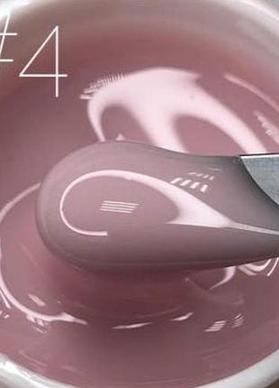 Saga professional гель для наращивания builder gel veil no04 rose pink, 15 мл