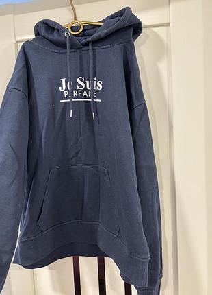 Худі з капюшоном темно синя від primark 3
