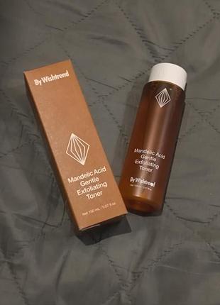Миндальный пилинг тонер by wishtrend mandelic acid 5% prep water, 150 мл