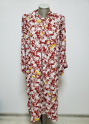 Красивое брендовое вискозное платье свободного фасона