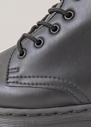 Ботинки от dr. martens jadon zip vegan mono black7 фото