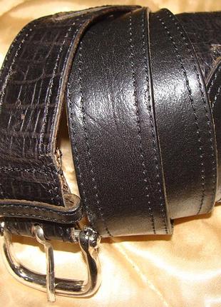 Ремінь mcm jardo оригінал вінтаж шкіра чорний l